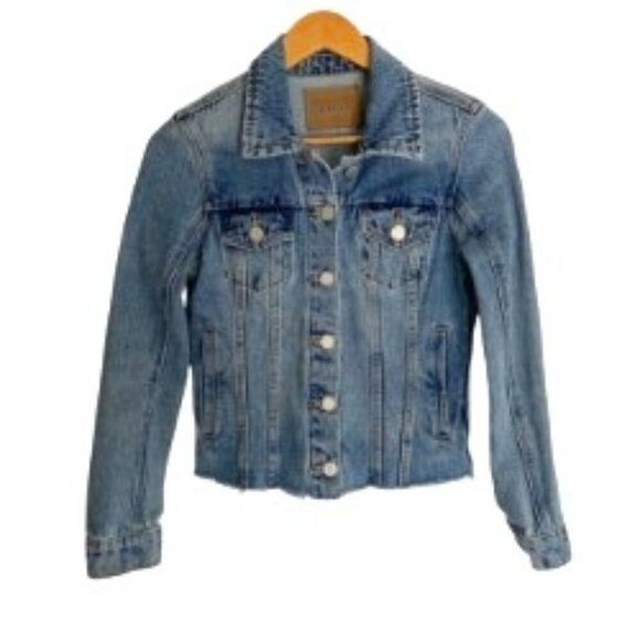 Blank NYC Trucker Denim Jacket XSmall - Picture 2 of 4